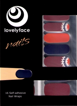 Lovelyface Nails -"Autumn", Nagelaufkleber, Nagellackstreifen- Nagellack zum Aufkleben- Nagelfolien -Nagelsticker- Nail Wraps 