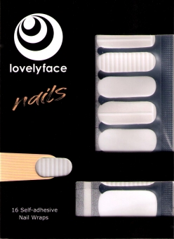 Lovelyface Nails -"Forever Nude",Nagelaufkleber, Nagellackstreifen- Nagellack zum Aufkleben- Nagelfolien -Nagelsticker- Nail Wraps 