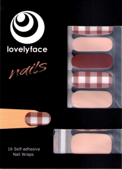 Lovelyface Nails -"Lolita", Nagelaufkleber, Nagellackstreifen- Nagellack zum Aufkleben- Nagelfolien -Nagelsticker- Nail Wraps 