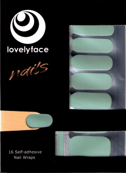 Lovelyface Nails -"Mint", Nagelaufkleber, Nagellackstreifen- Nagellack zum Aufkleben- Nagelfolien -Nagelsticker- Nail Wraps 