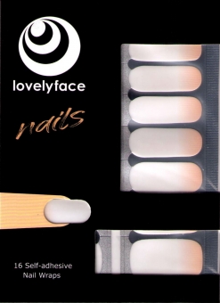 Lovelyface Nails -"Nude Fade",Nagelaufkleber, Nagellackstreifen- Nagellack zum Aufkleben- Nagelfolien -Nagelsticker- Nail Wraps 