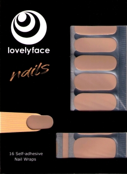 Lovelyface Nails -"Sand",Nagelaufkleber, Nagellackstreifen- Nagellack zum Aufkleben- Nagelfolien -Nagelsticker- Nail Wraps 