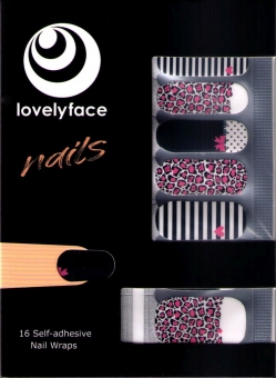 Lovelyface Nails -"Sexy Leo", Nagelaufkleber, Nagellackstreifen- Nagellack zum Aufkleben- Nagelfolien -Nagelsticker- Nail Wraps 
