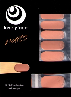 Lovelyface Nails -"Sparky", Nagelaufkleber, Nagellackstreifen- Nagellack zum Aufkleben- Nagelfolien -Nagelsticker- Nail Wraps 